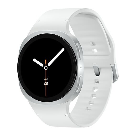 Galaxy Watch8 | 40 мм | 4G LTE | Silver | Sport/White | M/L, Размер ремешка : M/L, Тип ремешка : Sport, Размер корпуса : 40 мм, Подключение часов : Bluetooth / Wi-Fi + 4G LTE, Цвет ремешка: White, Цвет: Silver